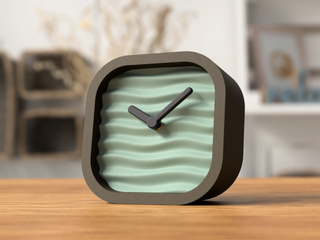 Wavy Desk Clock