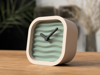 Wavy Desk Clock